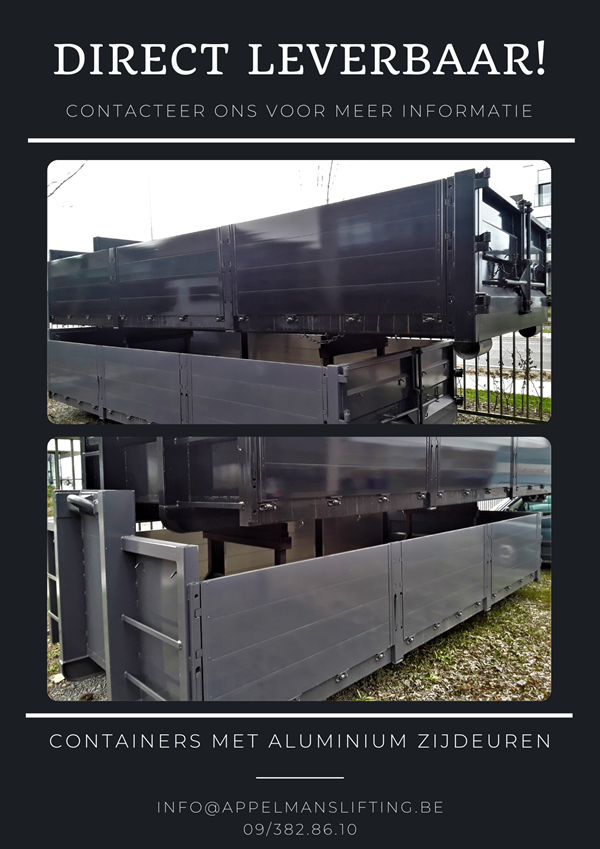 Container - ook haaksystemen beschikbaar